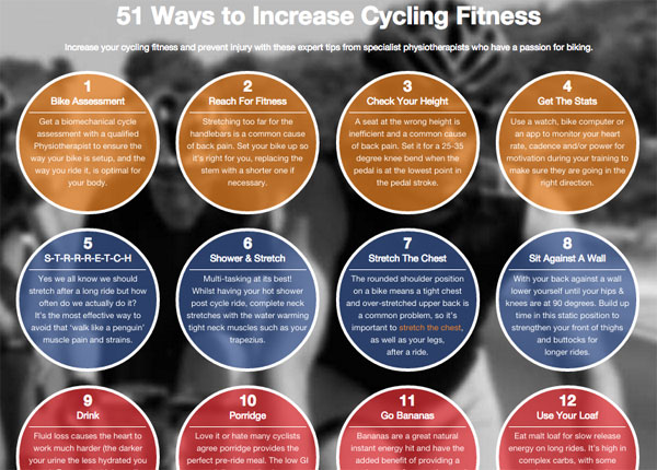51 ways to increase cycling fitness