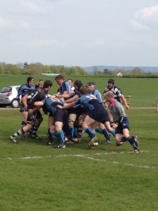 People moving out of the scrum in rugby