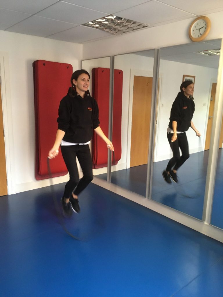 Lucie Bond, Central Health Physiotherapy, Skipping
