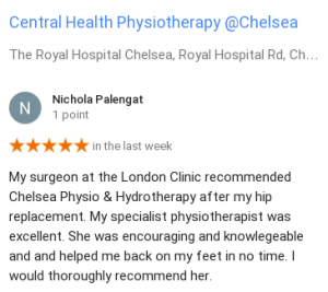 Review for Catherine Nutt, Central Health Physiotherapy, for Catherine Nutt