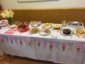 A table of cake at the St John's Wood clinic