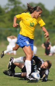 Women's football game