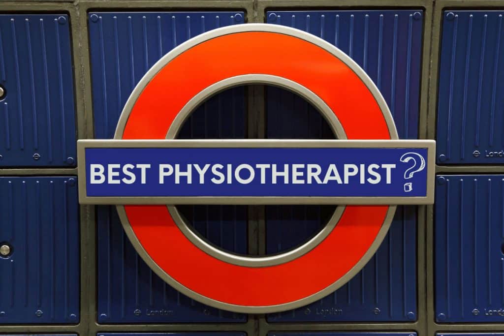 best physiotherapist in london sign