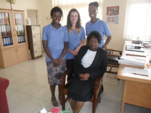 Group photo of some of the team at Korle Bu hospital