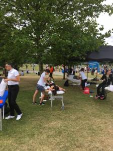 Massage at the RunThrough 5k and 10k events