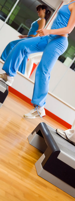 Woman exercising to manage Osteoporosis
