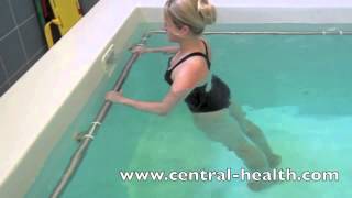 Lumbar Spine Stretch Hydrotherapy Exercises