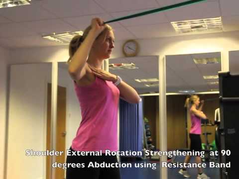 Standing Rotator Cuff Exercise